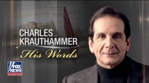 Charles Krauthammer interview His Words by Breit Baier