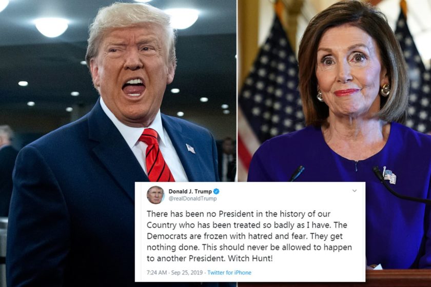Democrats are frozen with hatred: the predictive tweets of september 2019 on the impeachment